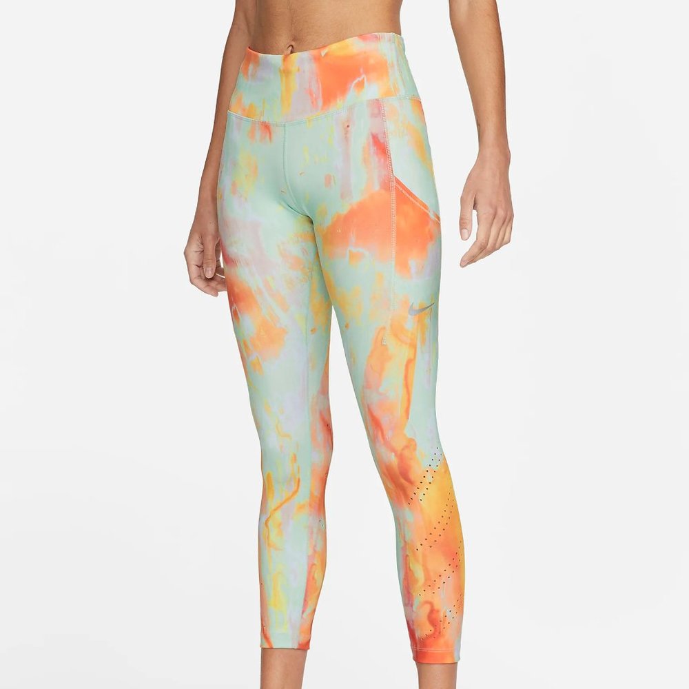NWT Nike Epic Luxe Women's Running Leggings XS Mid-Rise 7/8 Pocket